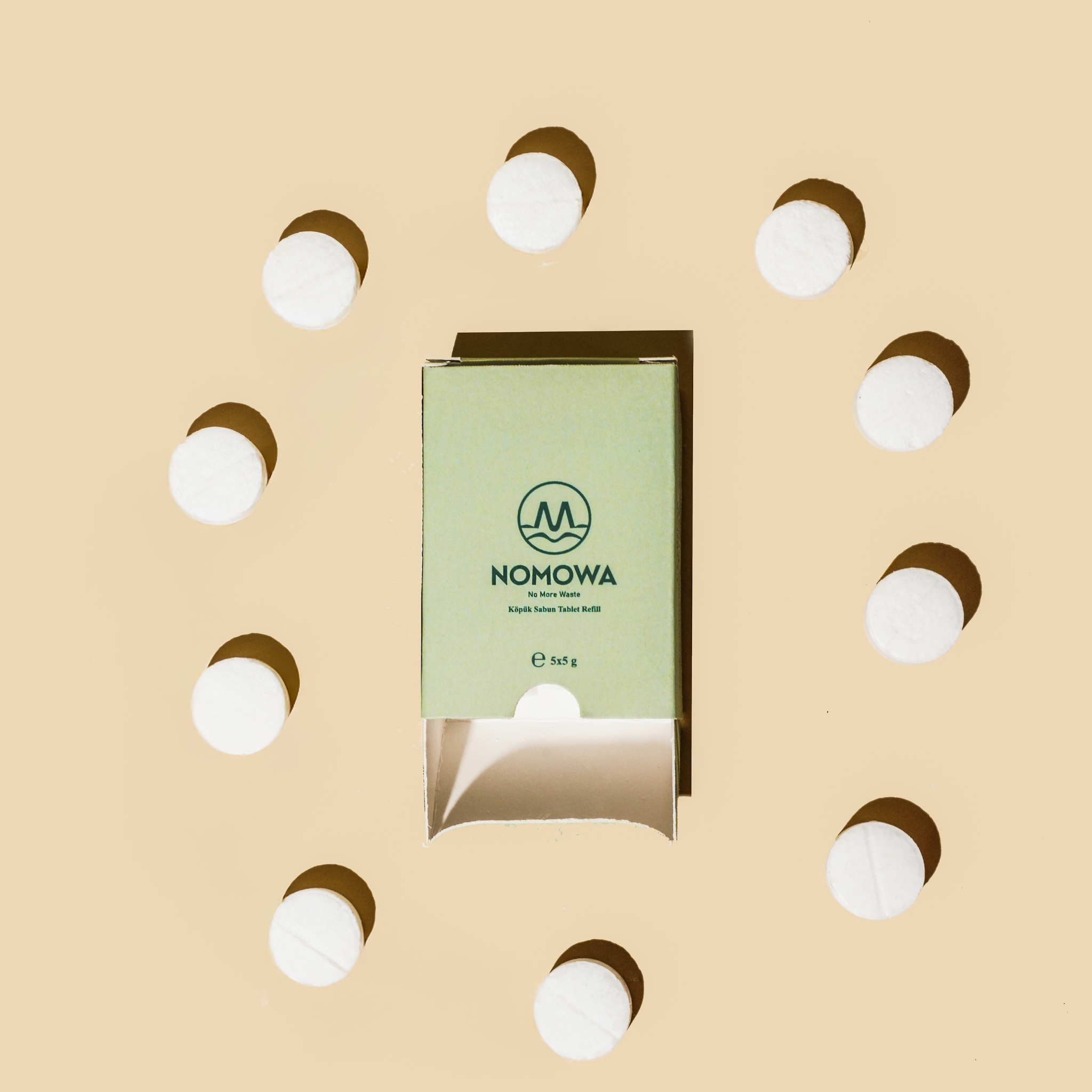 Köpük sabun tablet refill seti  | 10 şişe el sabunu