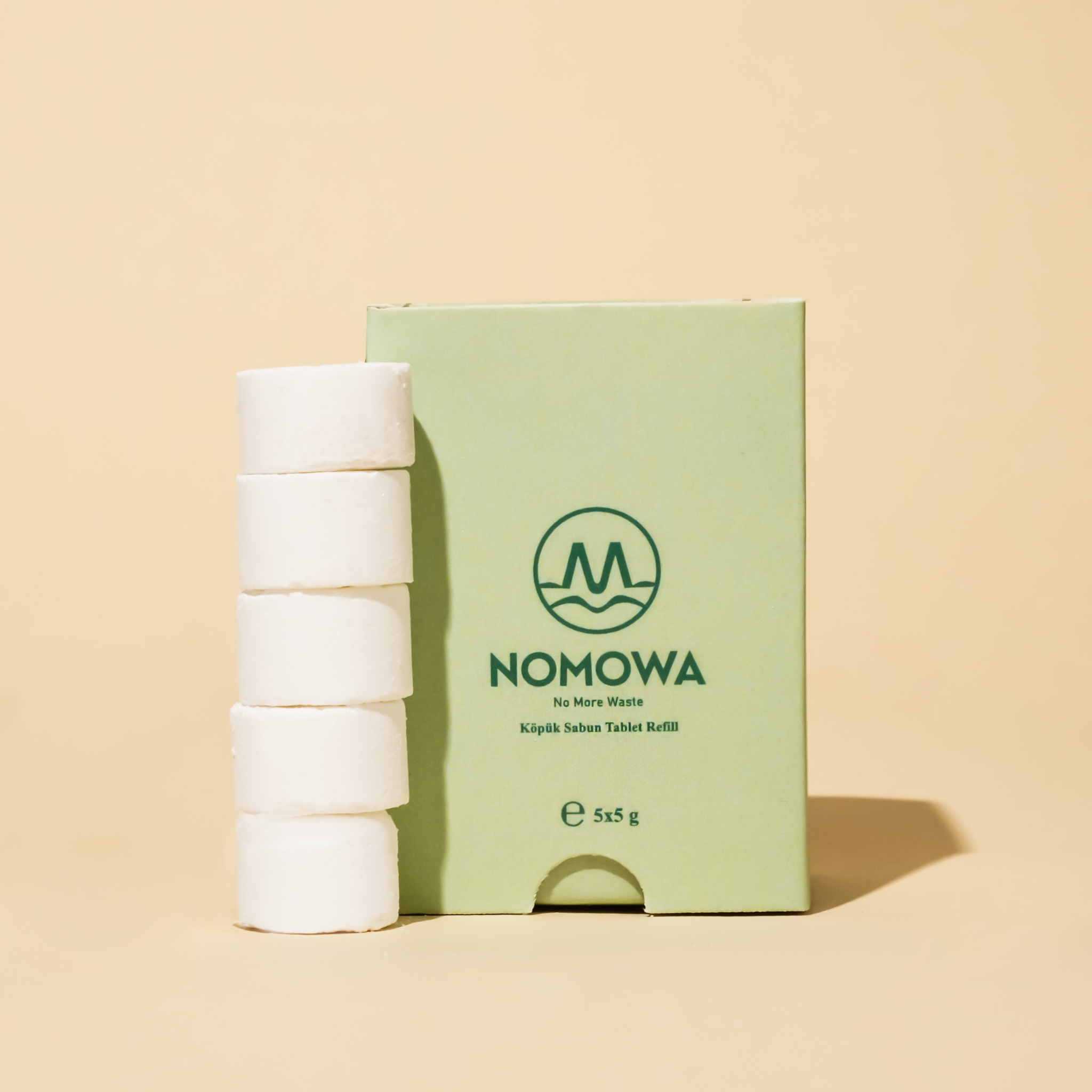 Köpük sabun tablet refill seti  | 5 şişe el sabunu